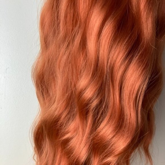 Orange  Middle Part Wig - Picture 4 of 12
